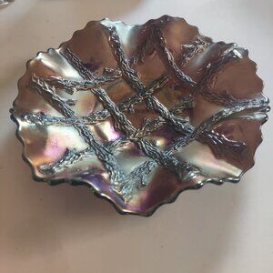 Dugan carnival glass from the Chippendale collection,  Internationl. Silver Co.